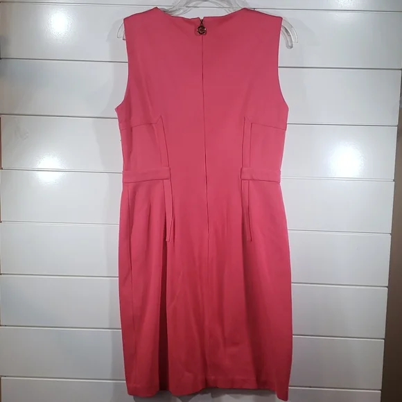 Tory Burch Osten coral pink sleeveless dress - Picture 6 of 10